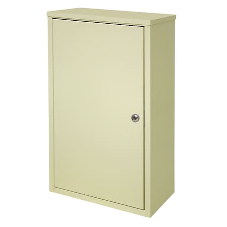 Omnimed Single Door Extra Wide & Tall Wall Storage Cabinet With Key Lock In Be 291621-BG